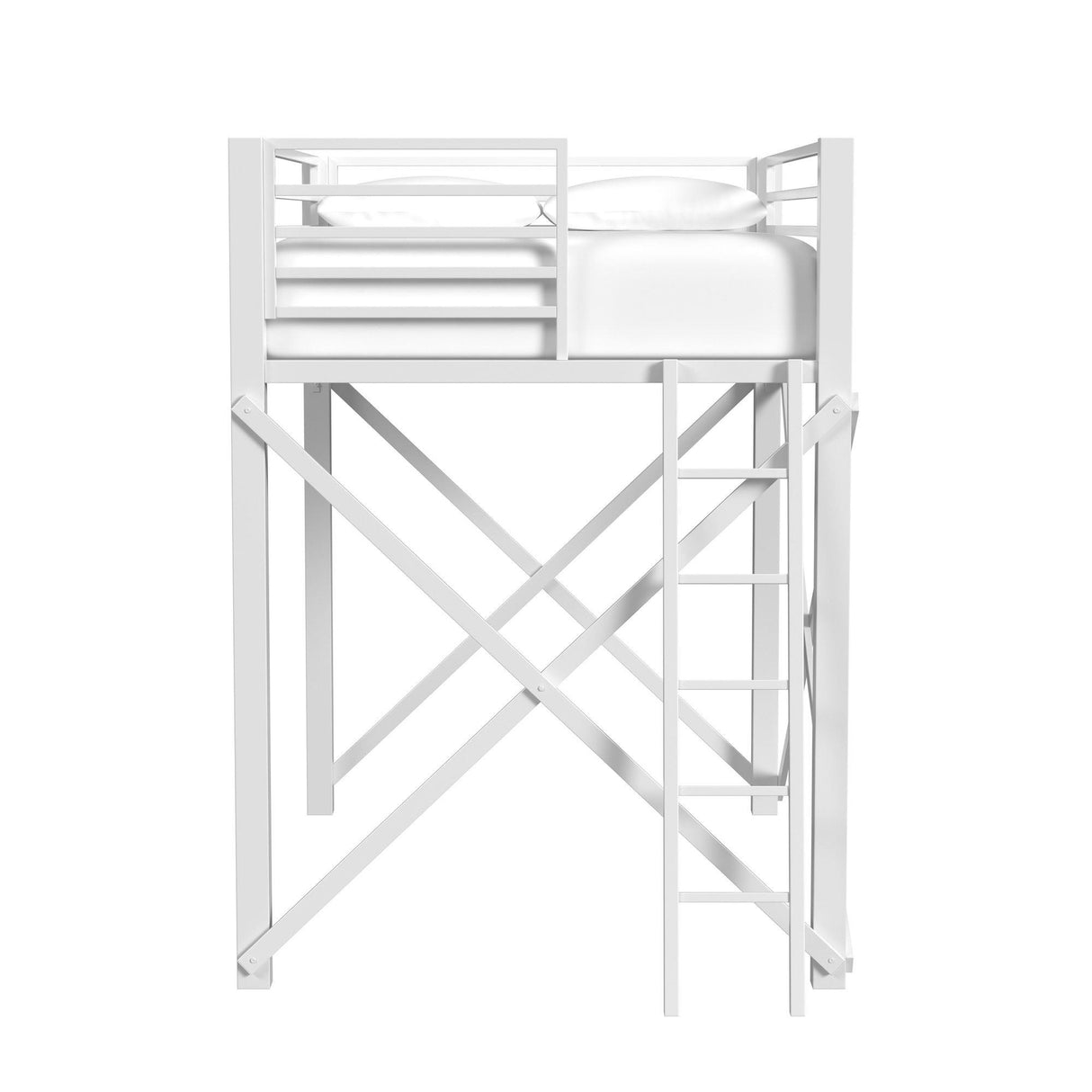 Elements International Talia Y-14090-7-FBK Full Loft Bunk And Ladder IMAGE 3