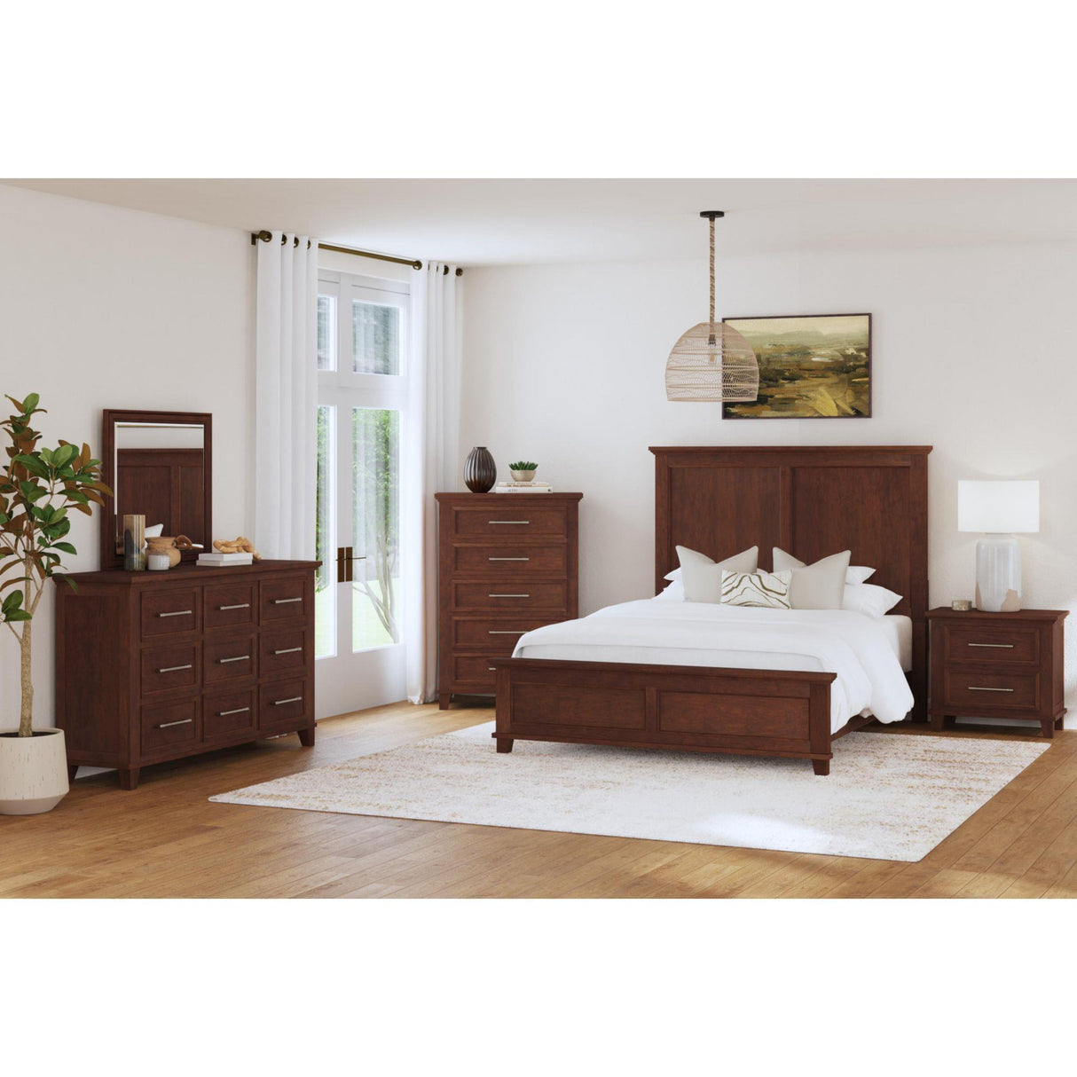 Elements International Canterbury B-13030-5-FB Full Panel Bed IMAGE 3