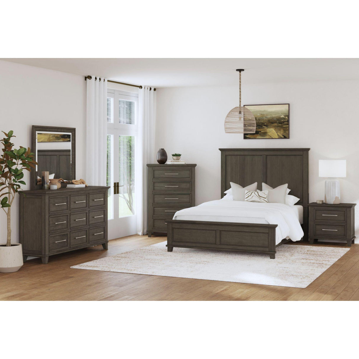 Elements International Canterbury B-13030-3-FB Full Panel Bed IMAGE 3