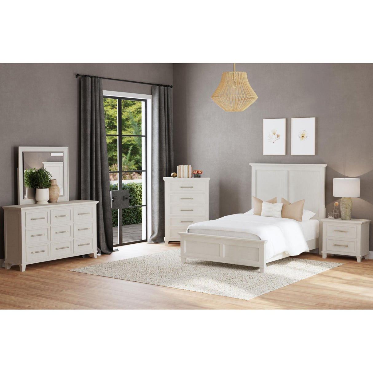 Elements International Canterbury B-13030-7-FB Full Panel Bed IMAGE 3