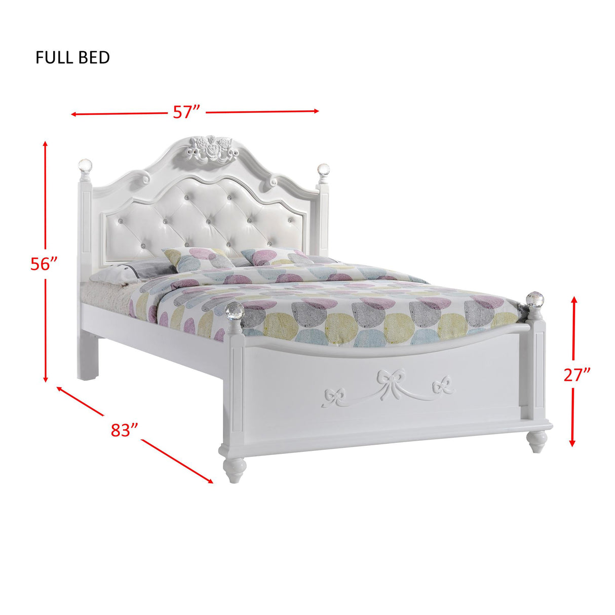 Elements International Alana AN700FB Full Platform Bed IMAGE 7