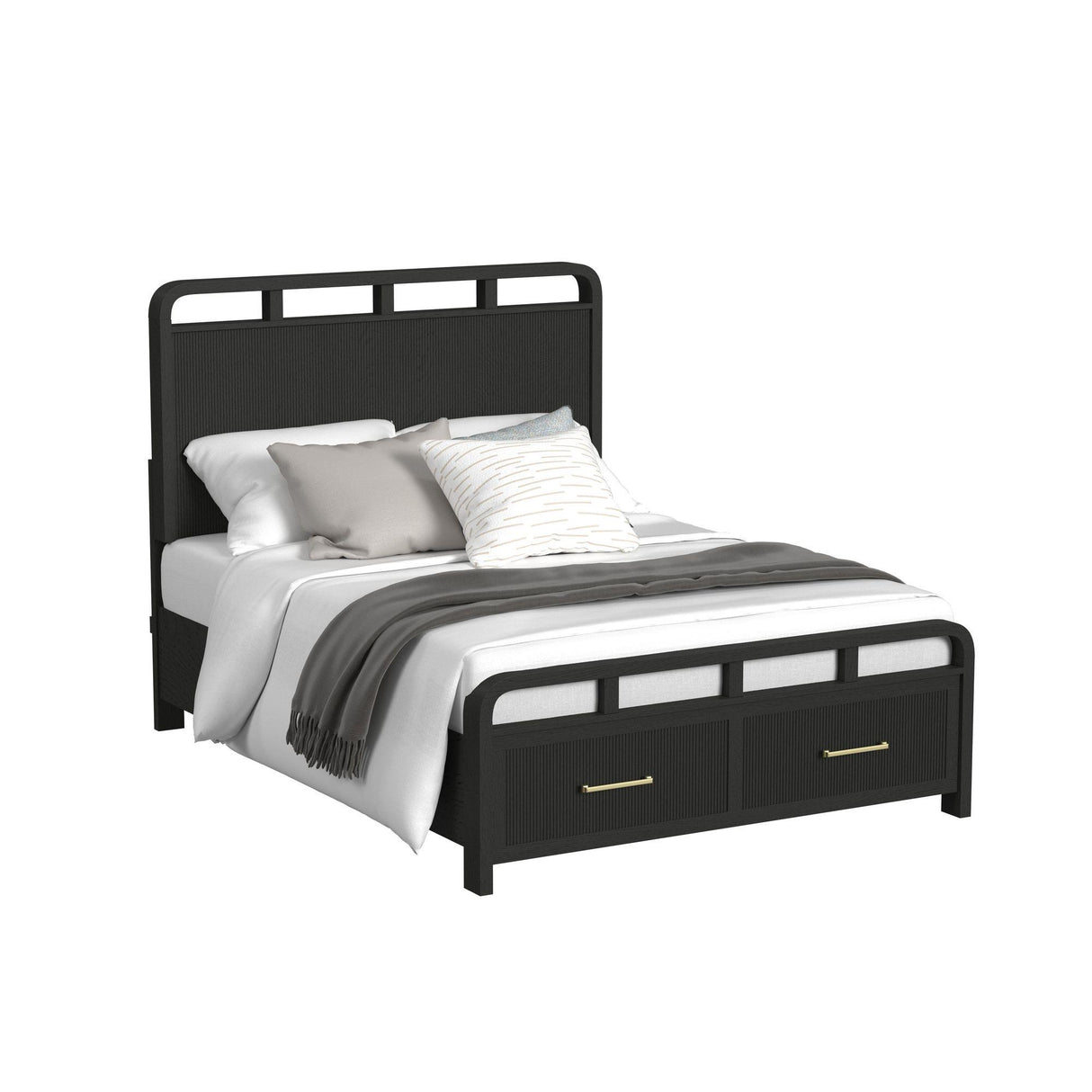 Elements International Ridgemont B-14440-8W-FSB Full Storage Bed IMAGE 1