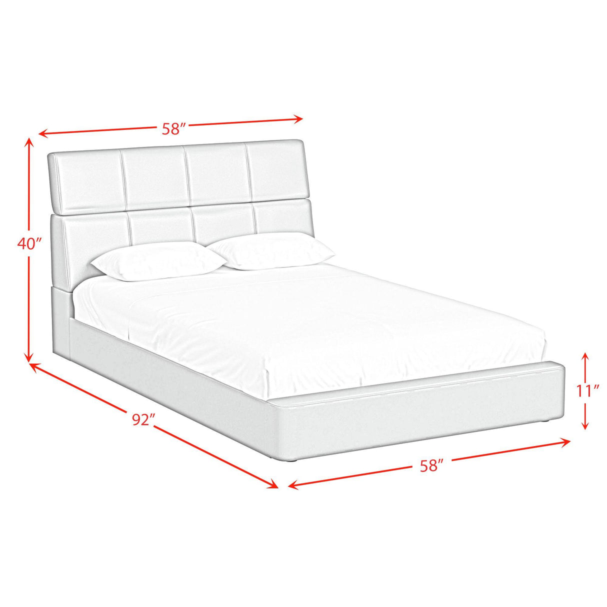 Elements International Valari UB-12820-3-FB Full Transformer Bed IMAGE 12