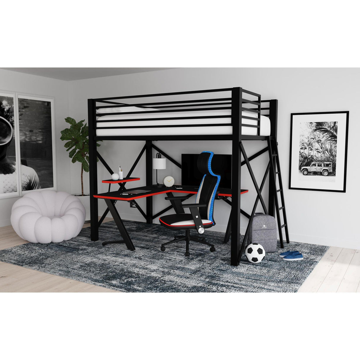 Elements International Rollins G-6710-8-GC3E Gaming Chair IMAGE 5