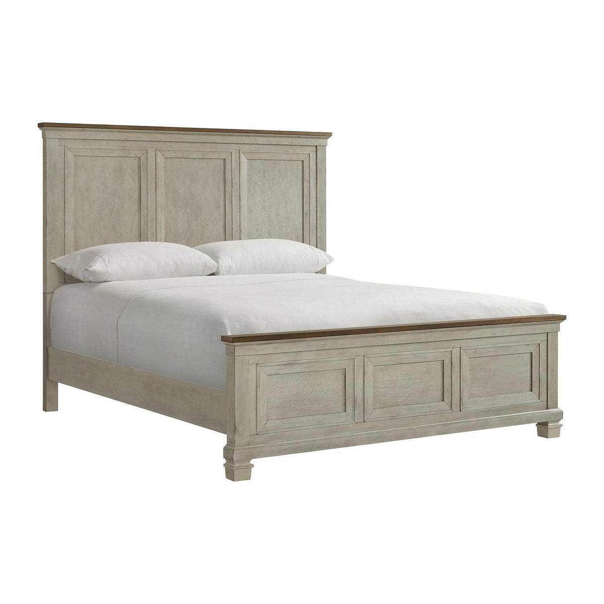 Elements International Farmington B-9890-7-KB King Panel Bed IMAGE 1