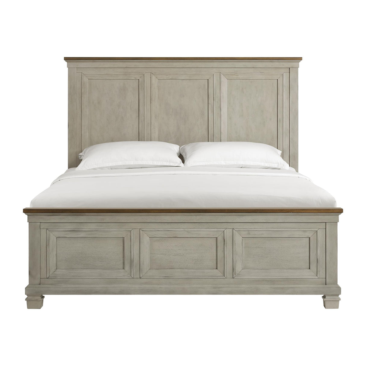 Elements International Farmington B-9890-7-KB King Panel Bed IMAGE 2
