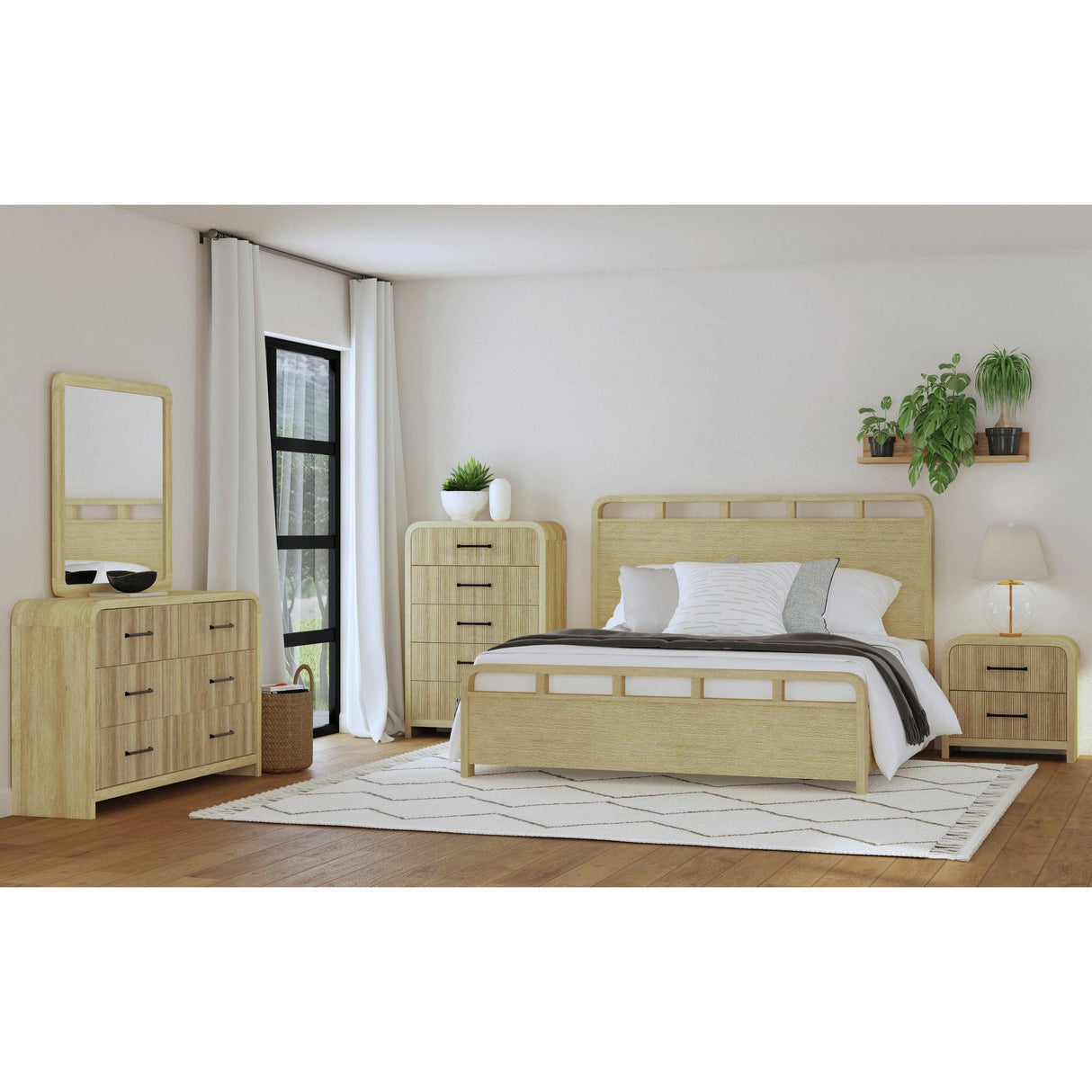Elements International Ridgemont B-14440-6-KB King Panel Bed IMAGE 3