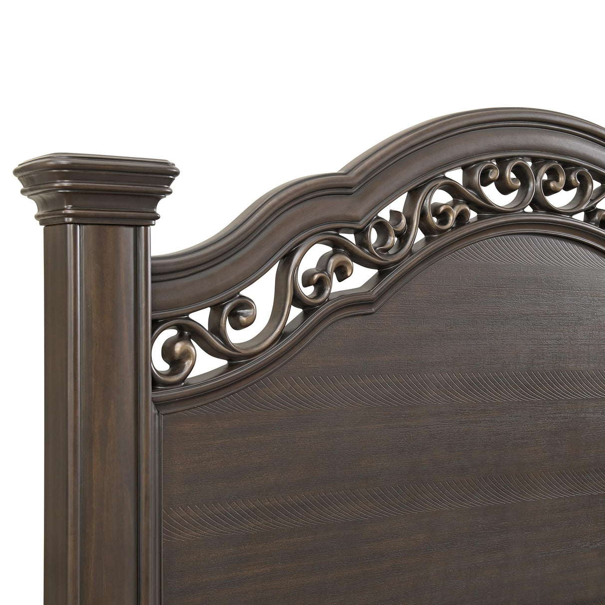 Elements International Brunswick B-13070-5-KB King Panel Bed IMAGE 5