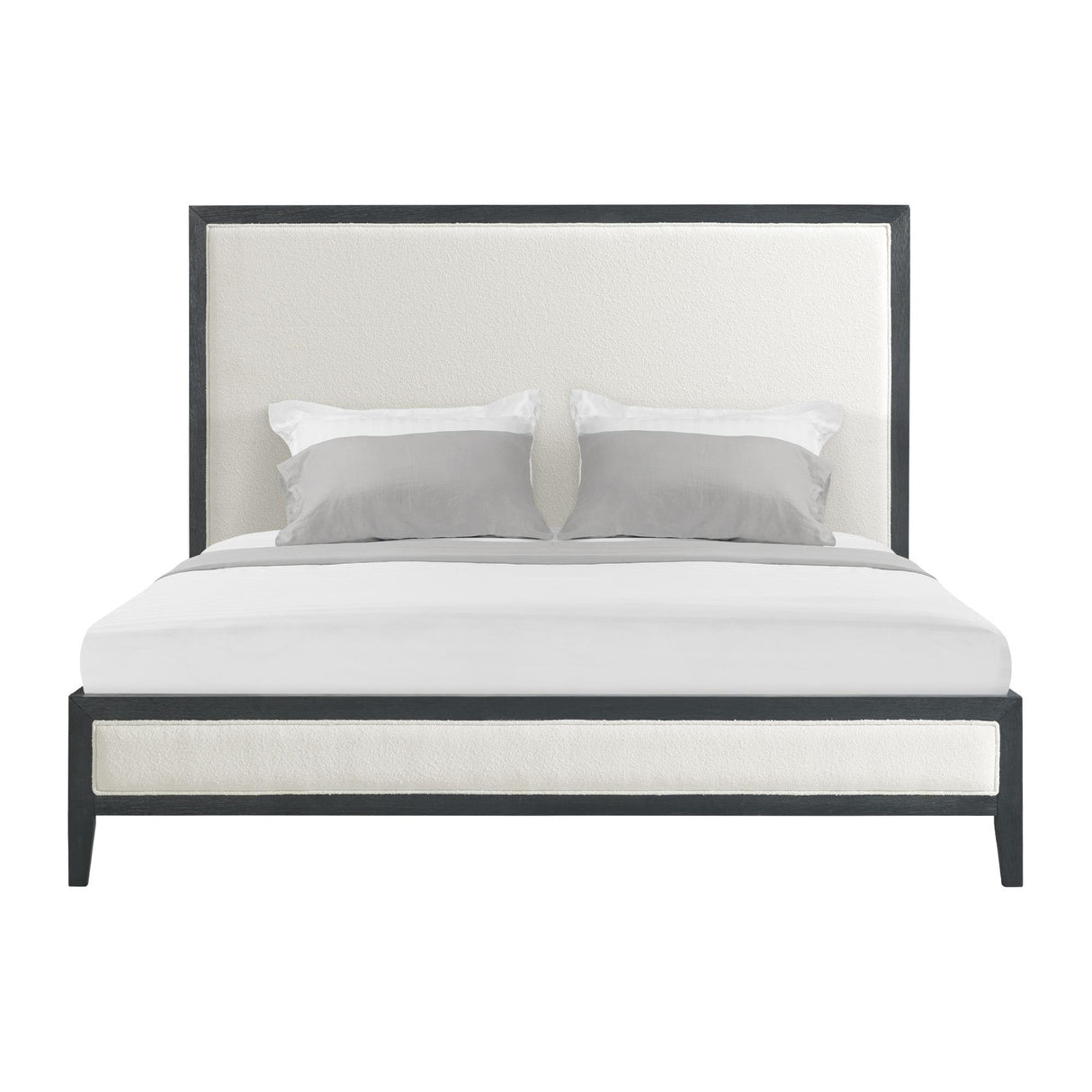 Elements International Versailles Contemporary B-3690-8W-KB1 King Panel Bed IMAGE 2