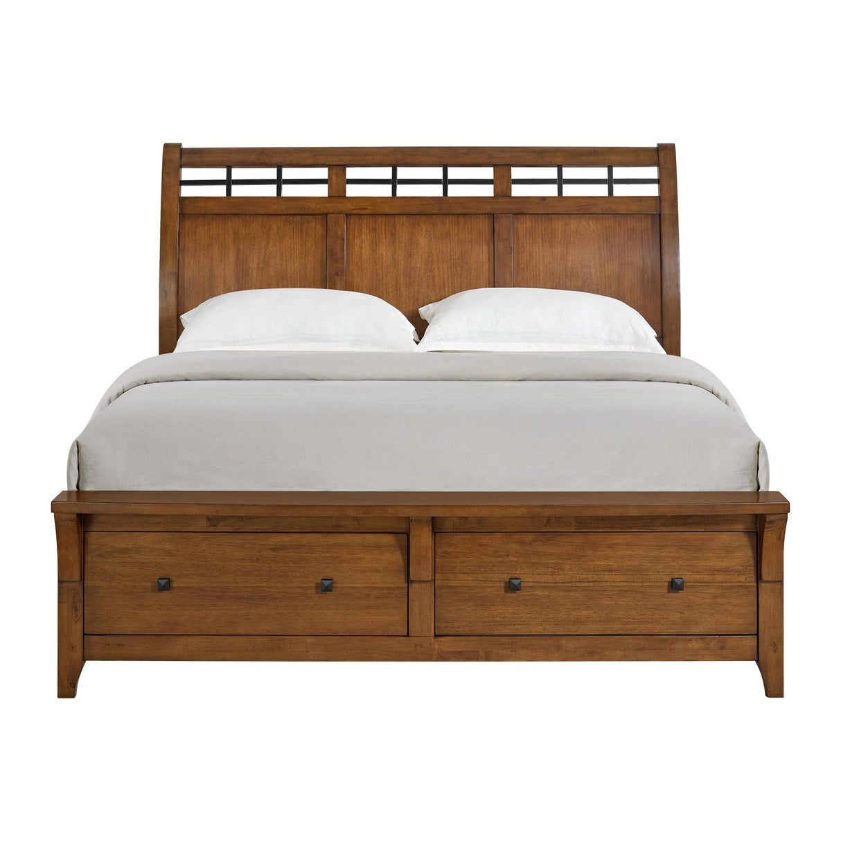 Elements International Gage B-15580-5-KSB King Sleigh Storage Bed IMAGE 2