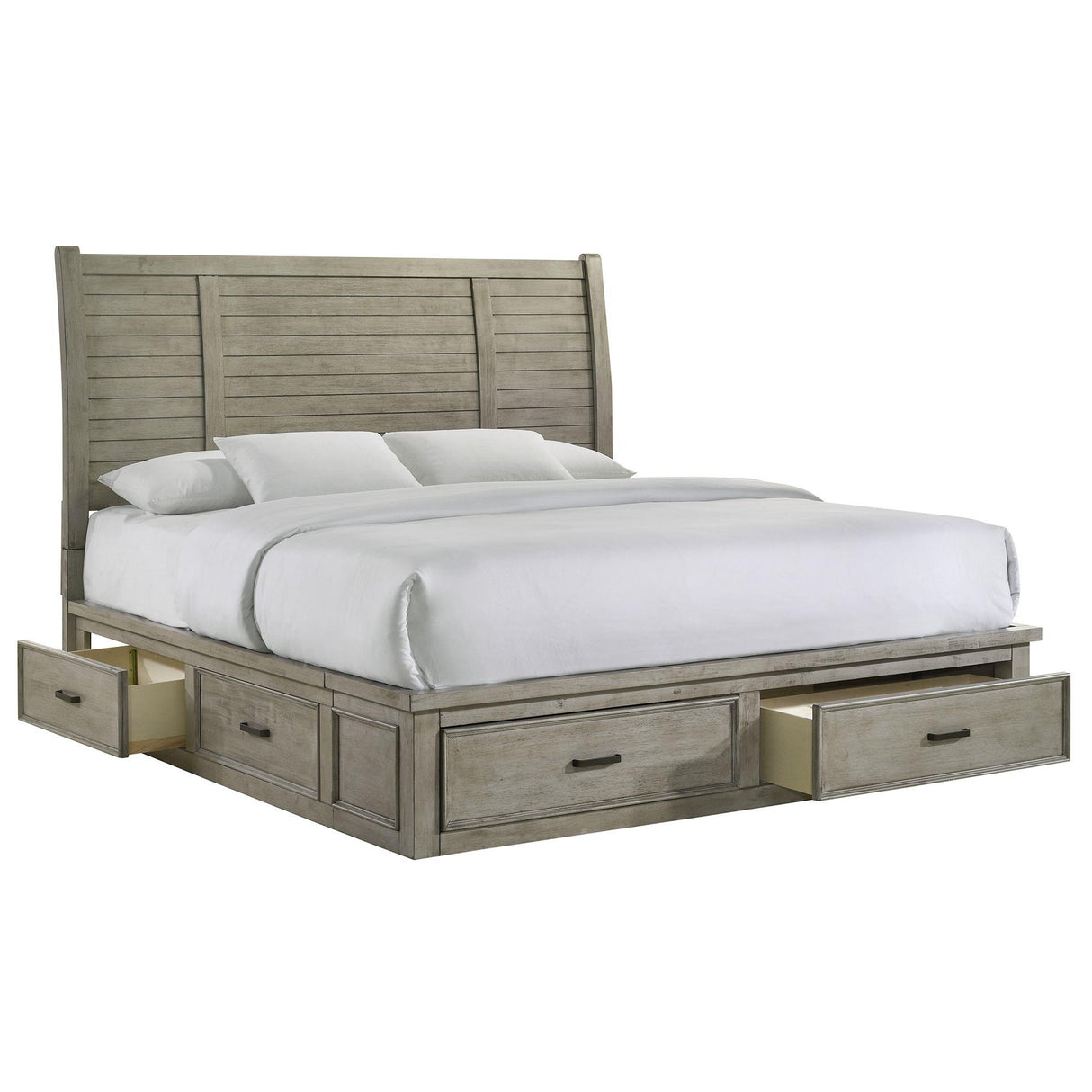 Elements International Sullivan SV300KB King Storage Bed IMAGE 2