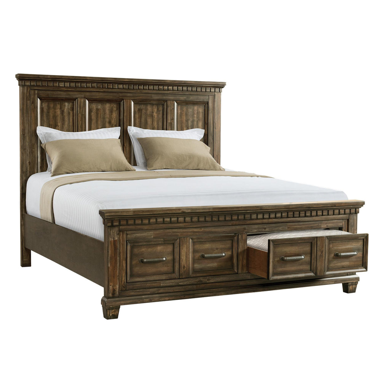 Elements International McCoy B-10530-5-KSB King Storage Bed IMAGE 2