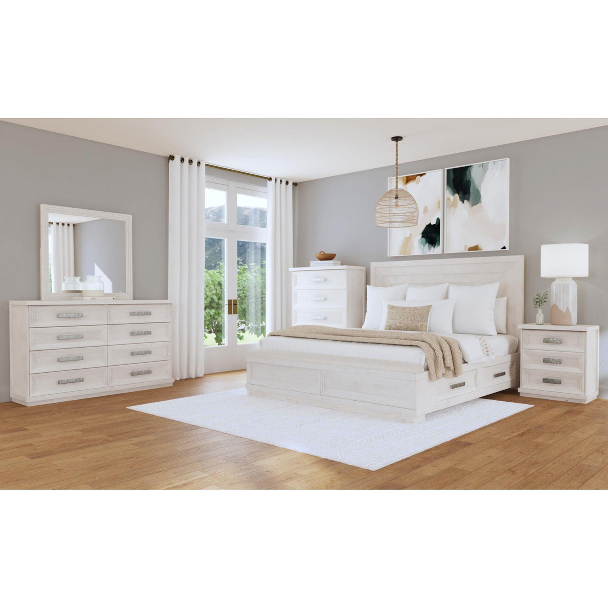 Elements International Avalanche B-11600-7-KSB King Storage Bed IMAGE 4