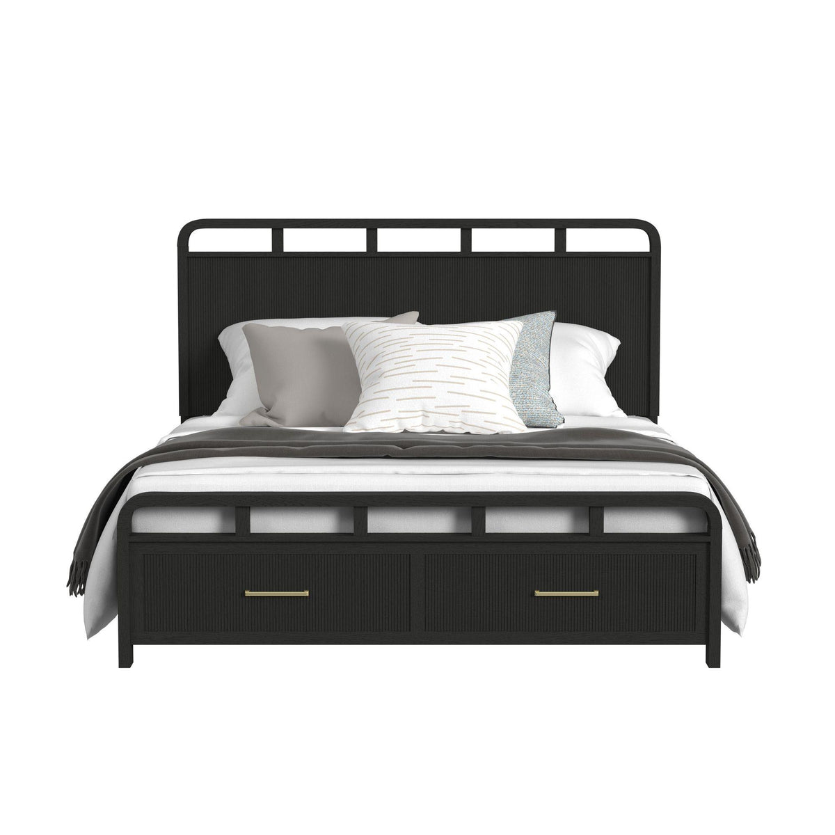 Elements International Ridgemont B-14440-8W-KSB King Storage Bed IMAGE 2