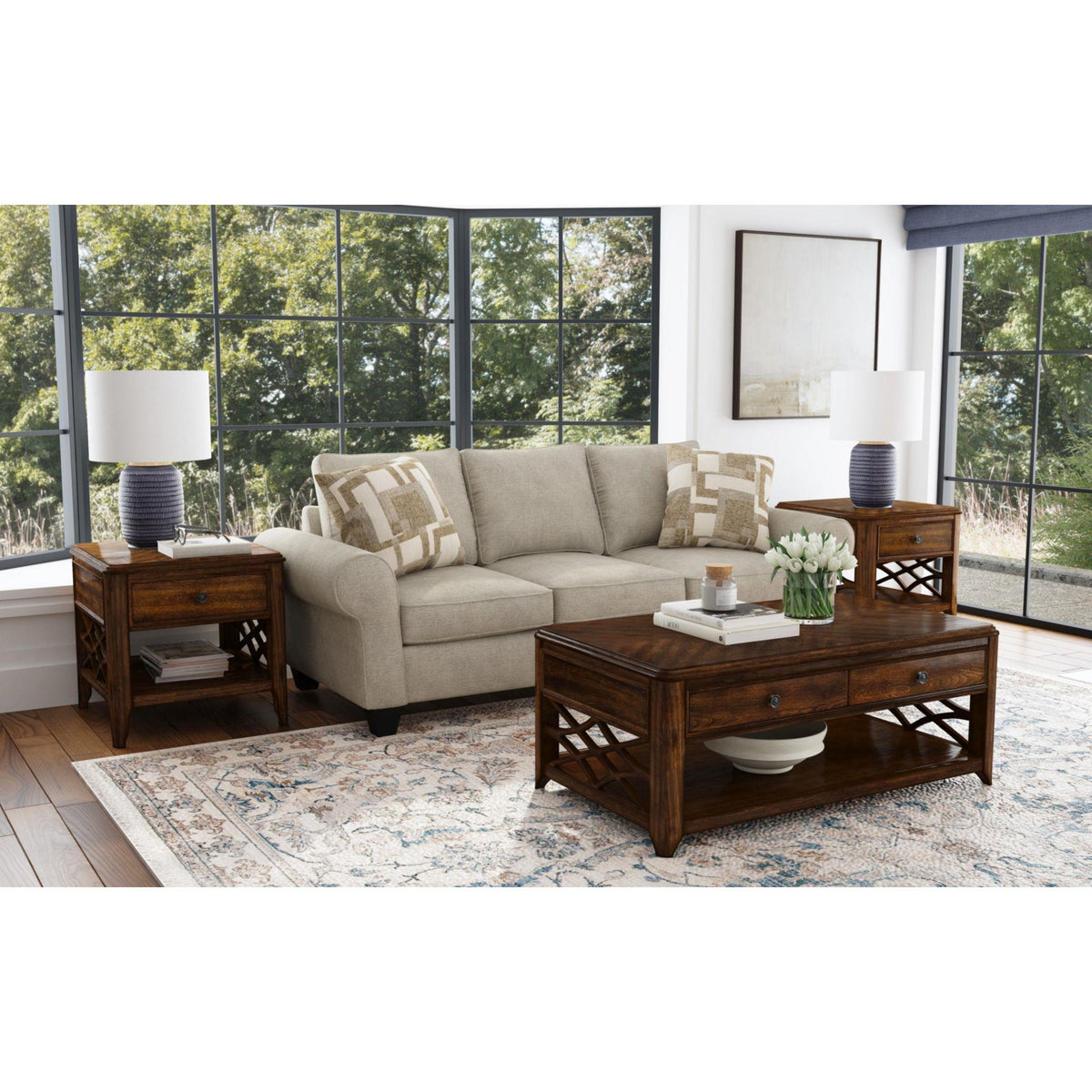 Elements International Phillipe T-5210-5-CT Lift-Top Coffee Table IMAGE 7