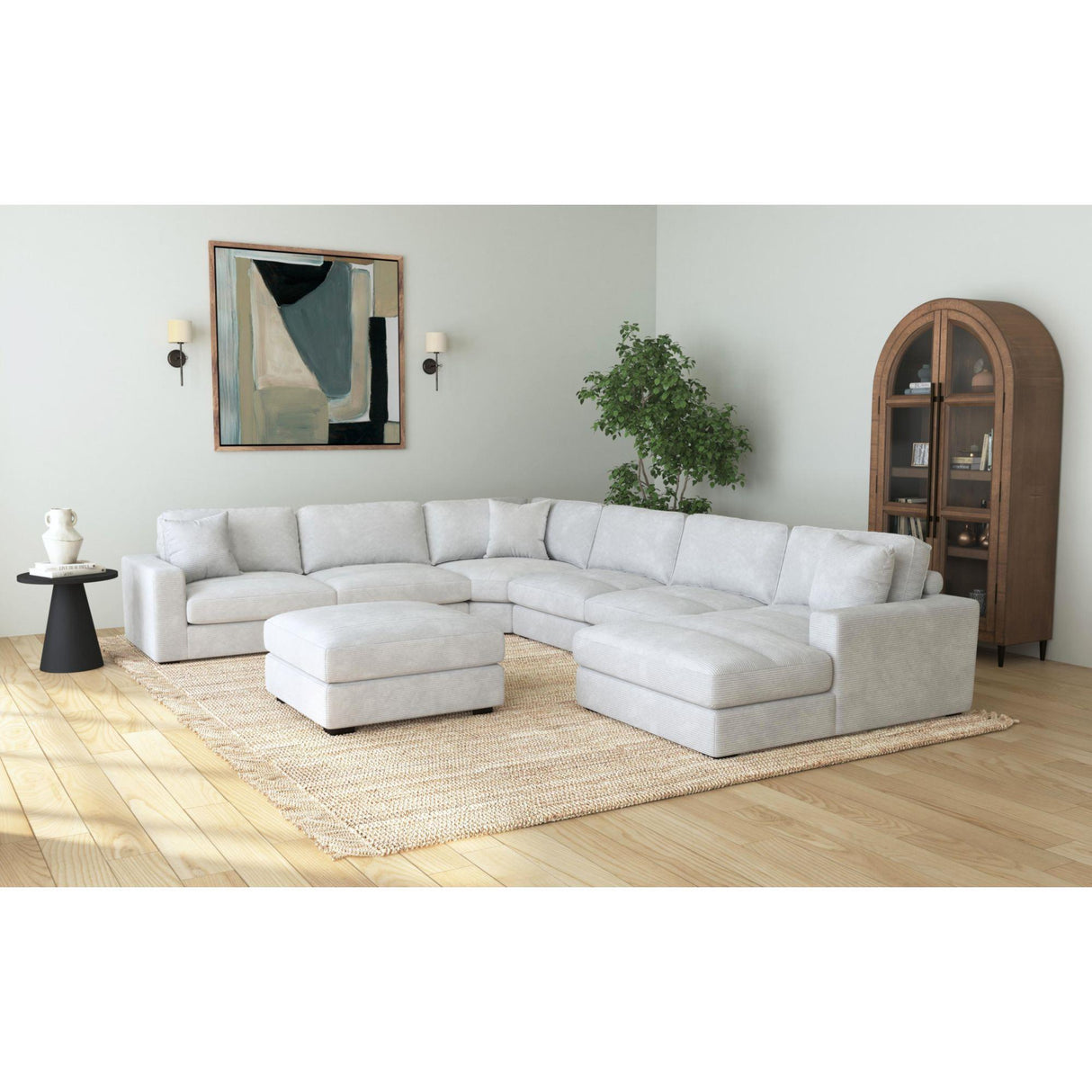Elements International Arizona U-8540-9443-000 Modular Ottoman IMAGE 3
