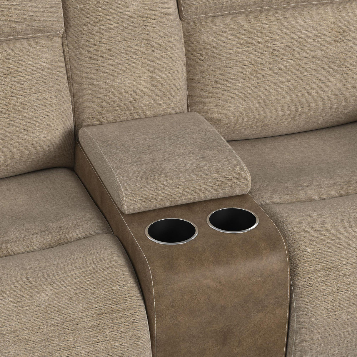 Elements International Hornet U-11550-10530-287 Motion Glider Loveseat IMAGE 7