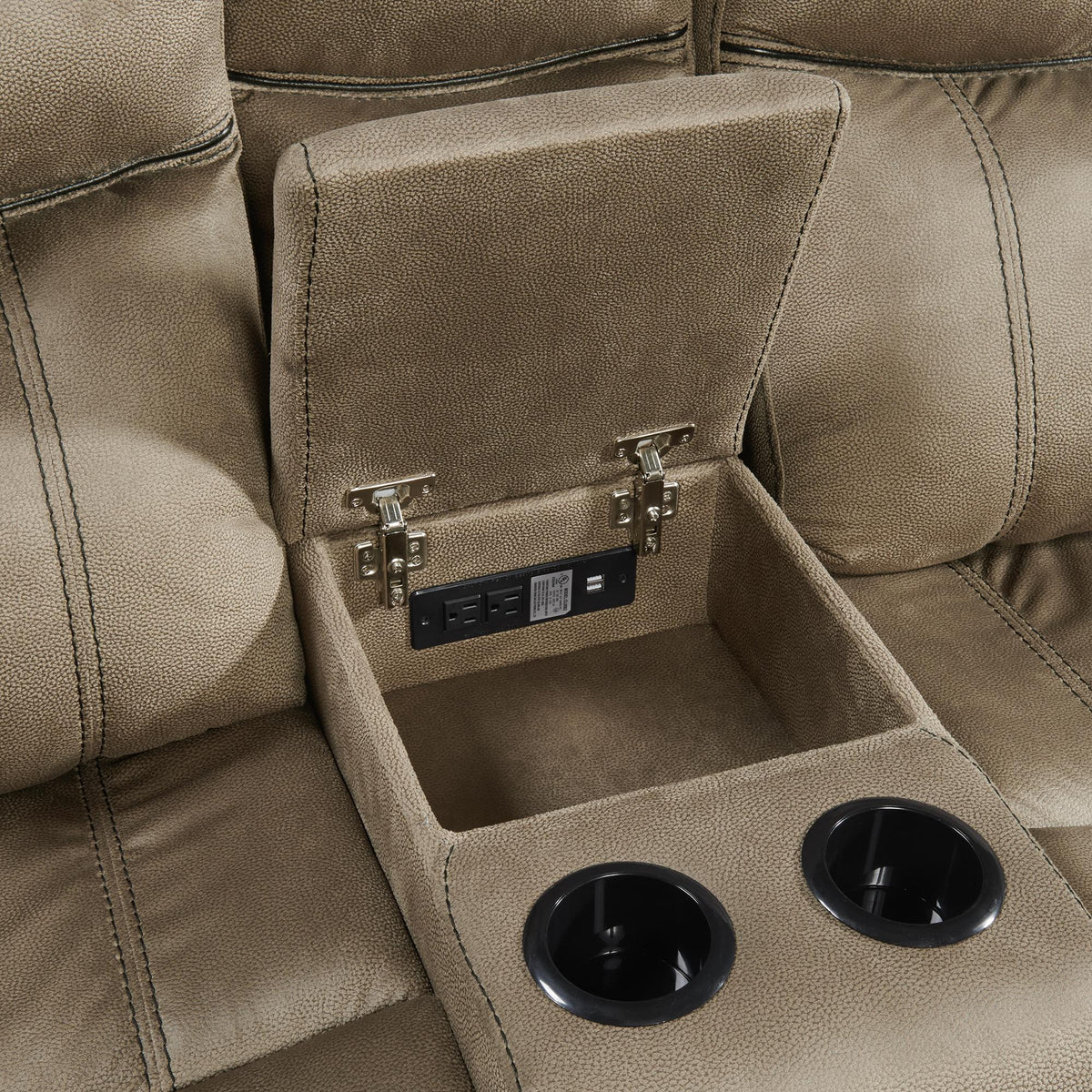 Elements International Sorrento 59928-028-2X Motion Loveseat IMAGE 8