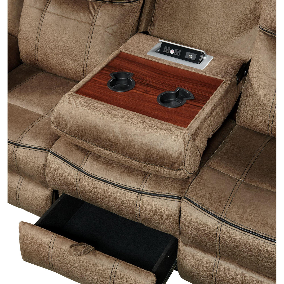 Elements International Sorrento 59928-038-2X Motion Sofa IMAGE 10