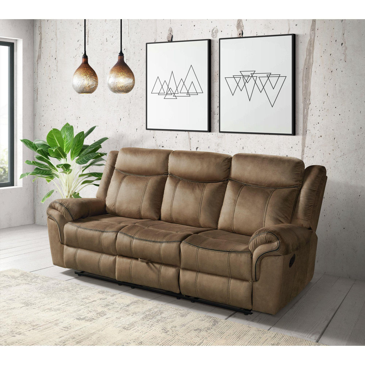 Elements International Sorrento 59928-038-2X Motion Sofa IMAGE 6