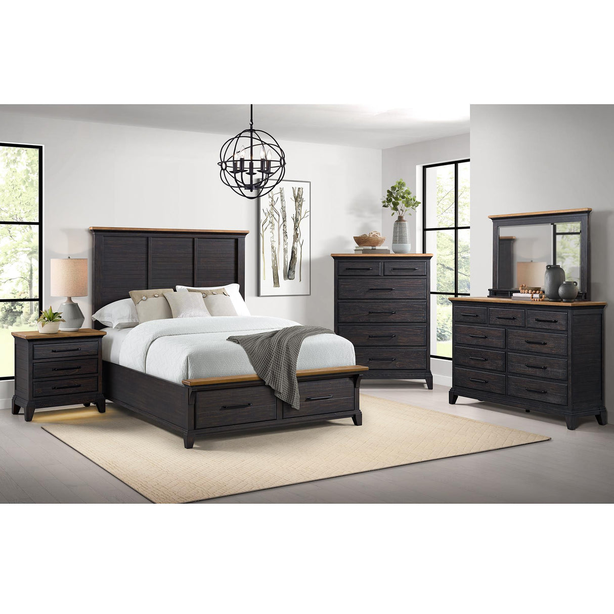 Elements International Montrose B-16670-5-NS Nightstand IMAGE 4