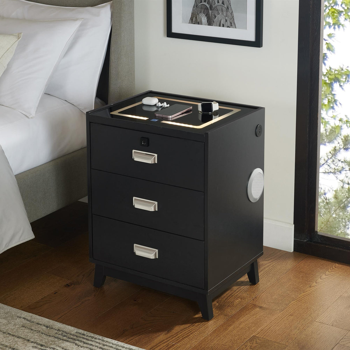 Elements International Rio A-13150-8-NS Nightstand IMAGE 3