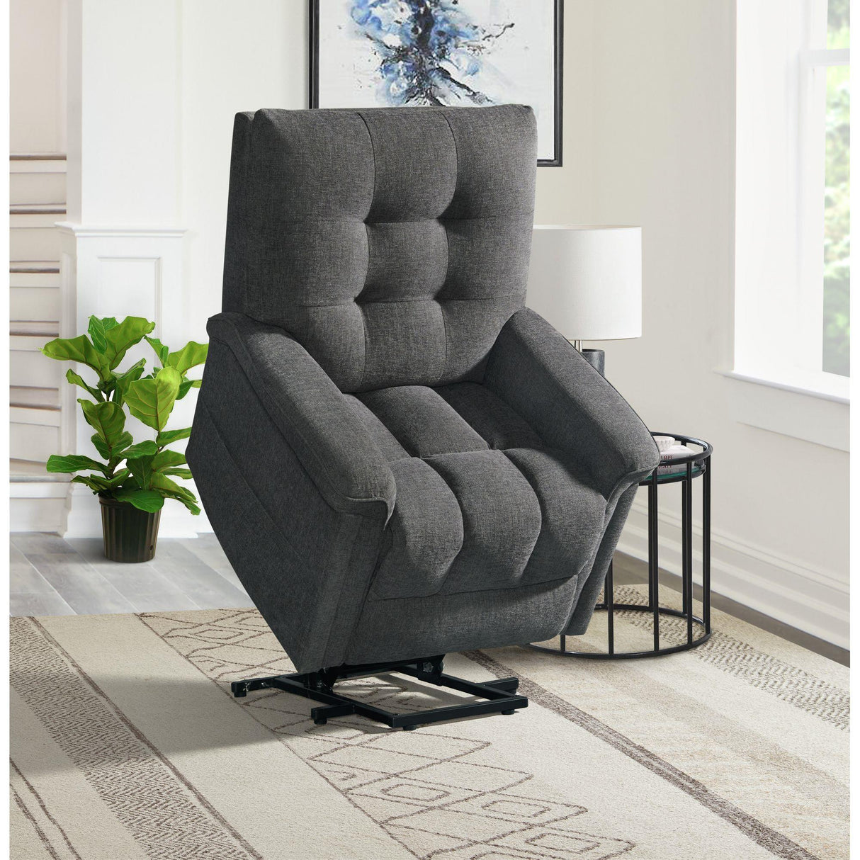Elements International Pecos U-4610-8490-108 Power Motion Lift Chair IMAGE 8