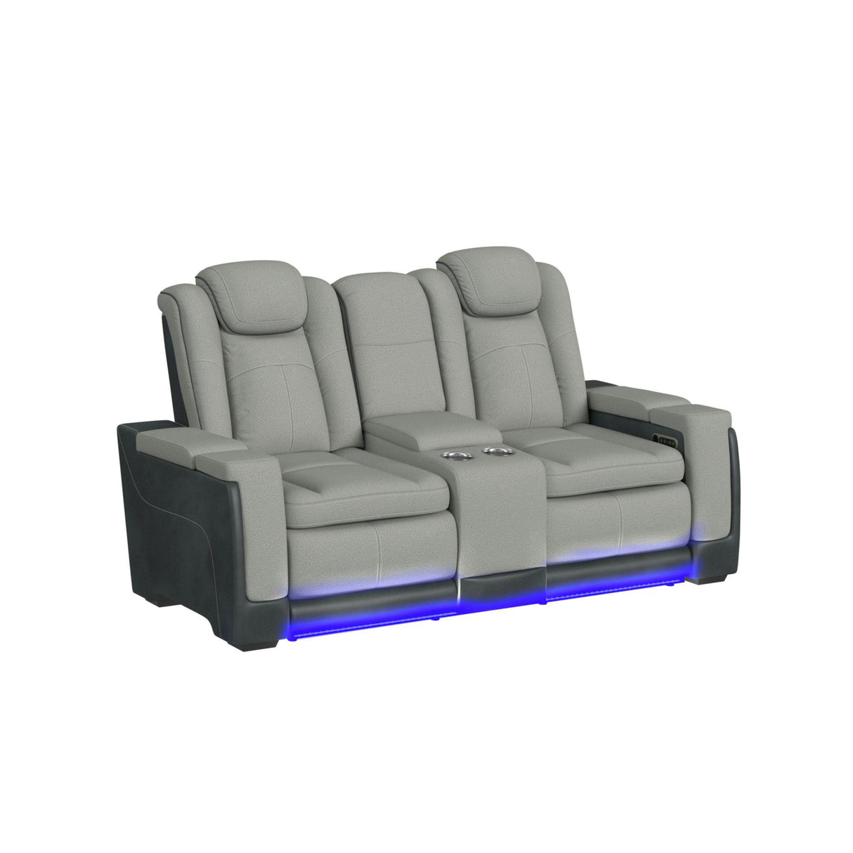 Elements International Lantana U-13660-10562-285PP Power Motion Loveseat IMAGE 1
