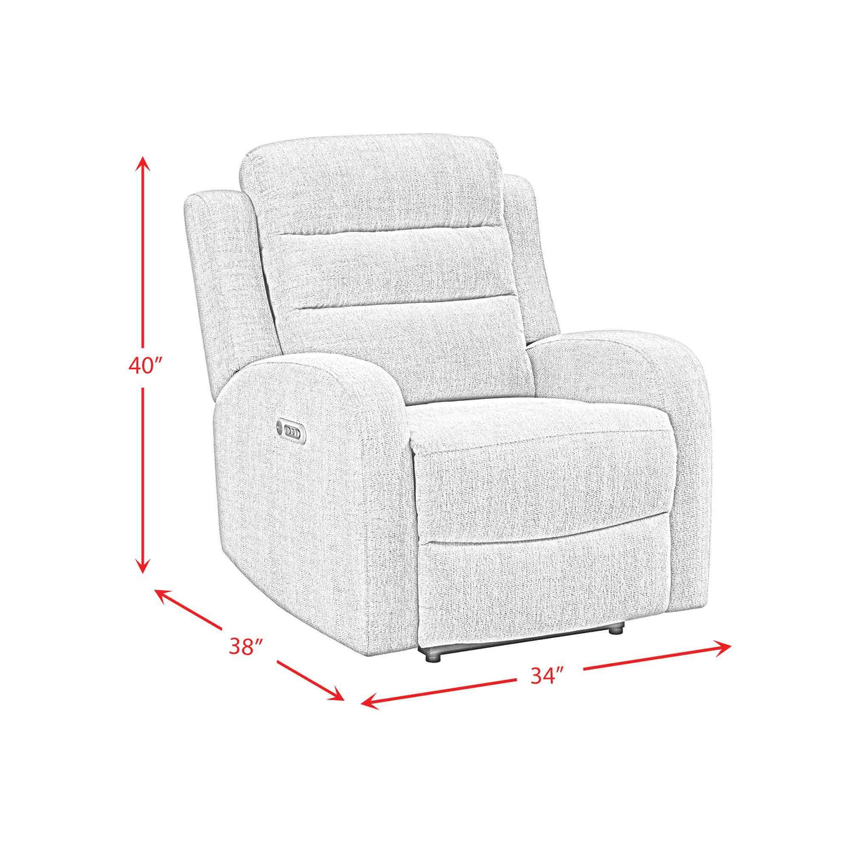 Elements International Avanti U-5260-8650-105PP Power Recliner IMAGE 11