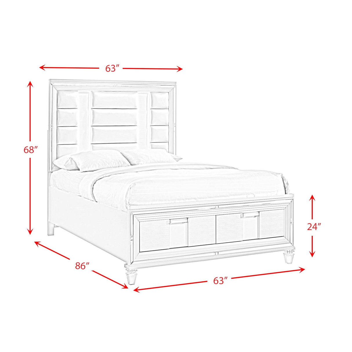 Elements International Twenty Nine TN700QB Queen Bed IMAGE 14