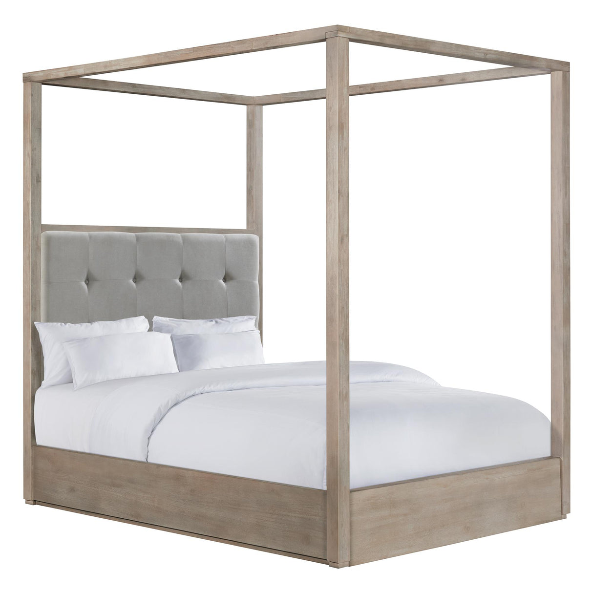 Elements International Arcadia B-3430-5-QCB Queen Canopy Bed IMAGE 1