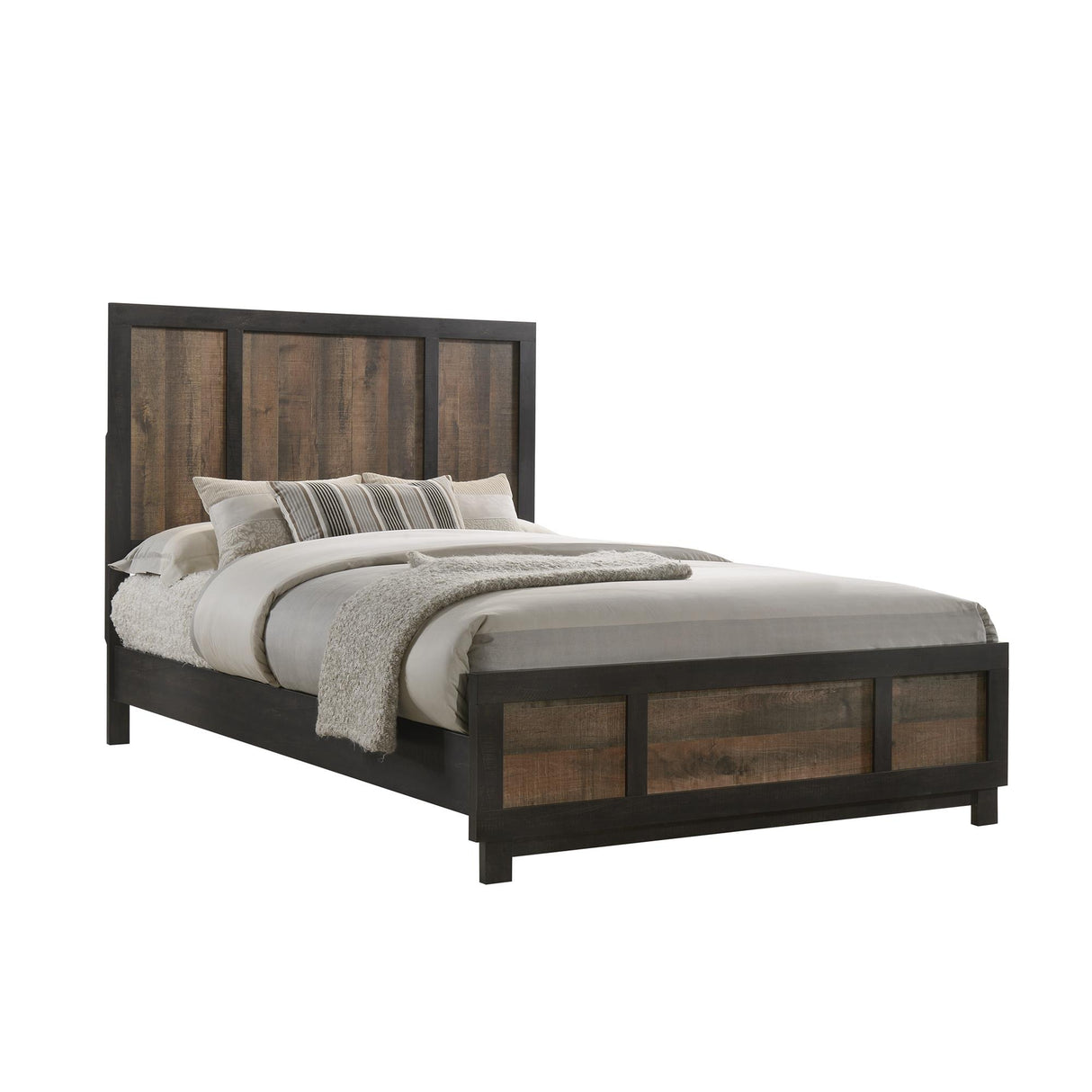 Elements International Harlington HG100QB Queen Panel Bed IMAGE 1