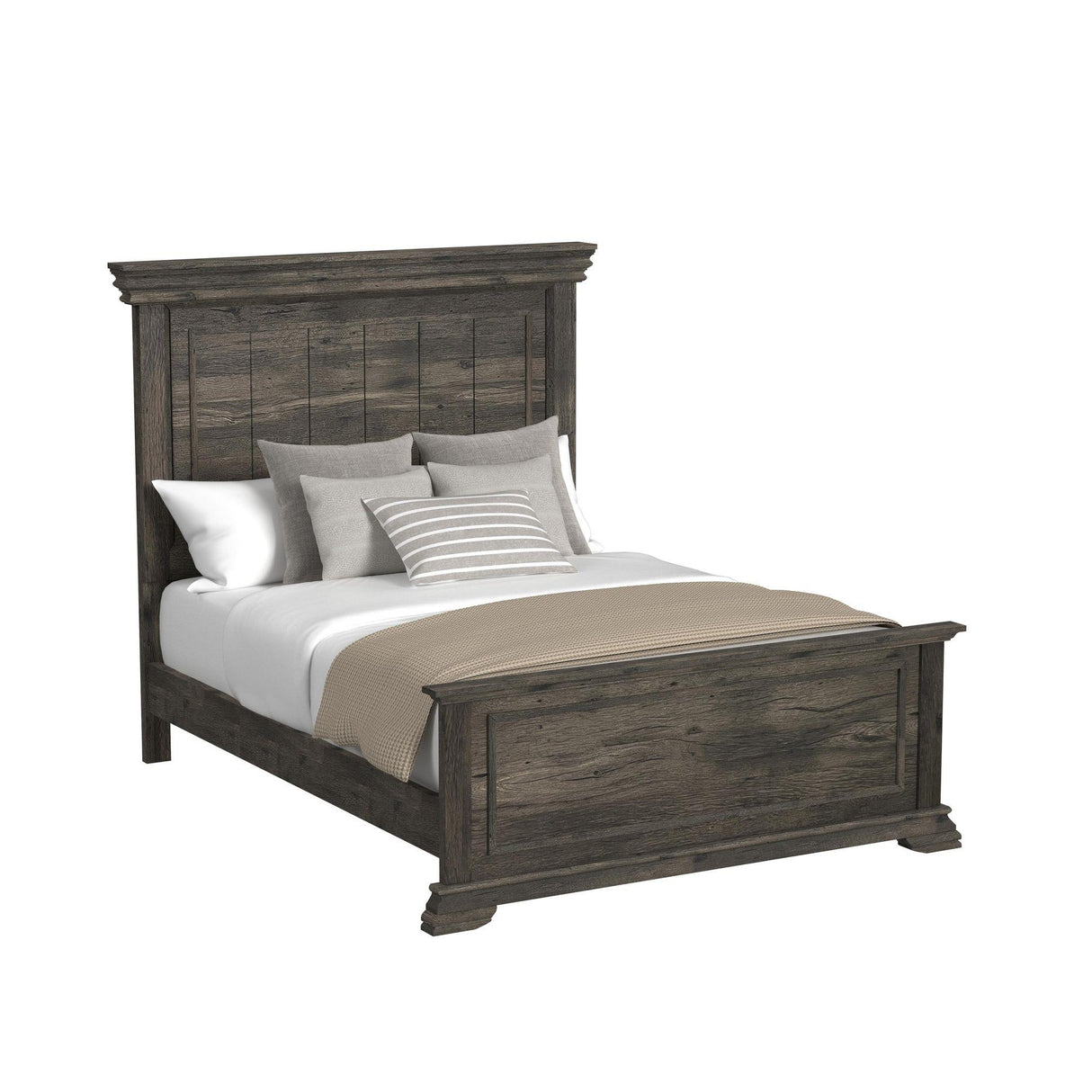 Elements International Park Ridge B-13130-8-QB Queen Panel Bed IMAGE 1