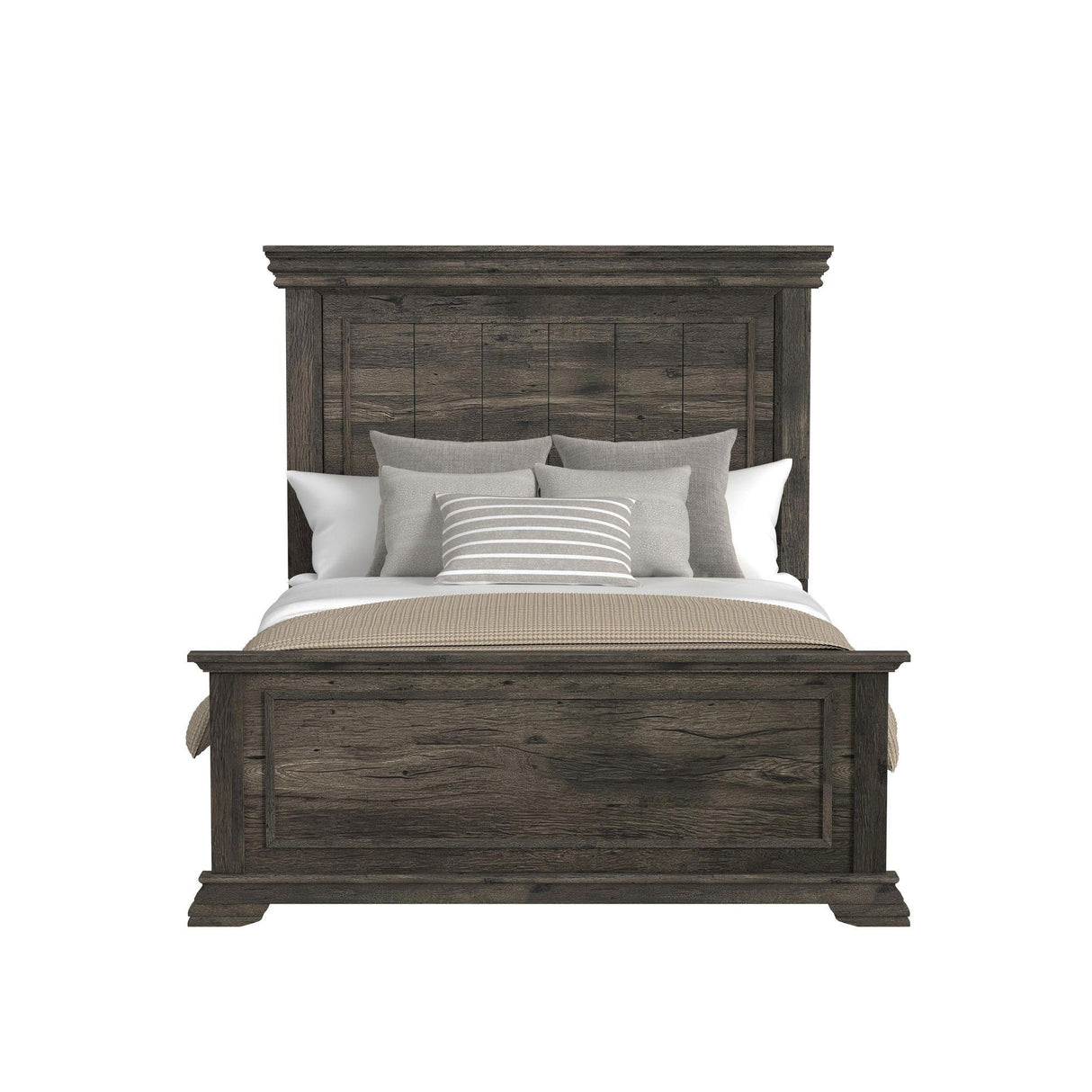 Elements International Park Ridge B-13130-8-QB Queen Panel Bed IMAGE 2