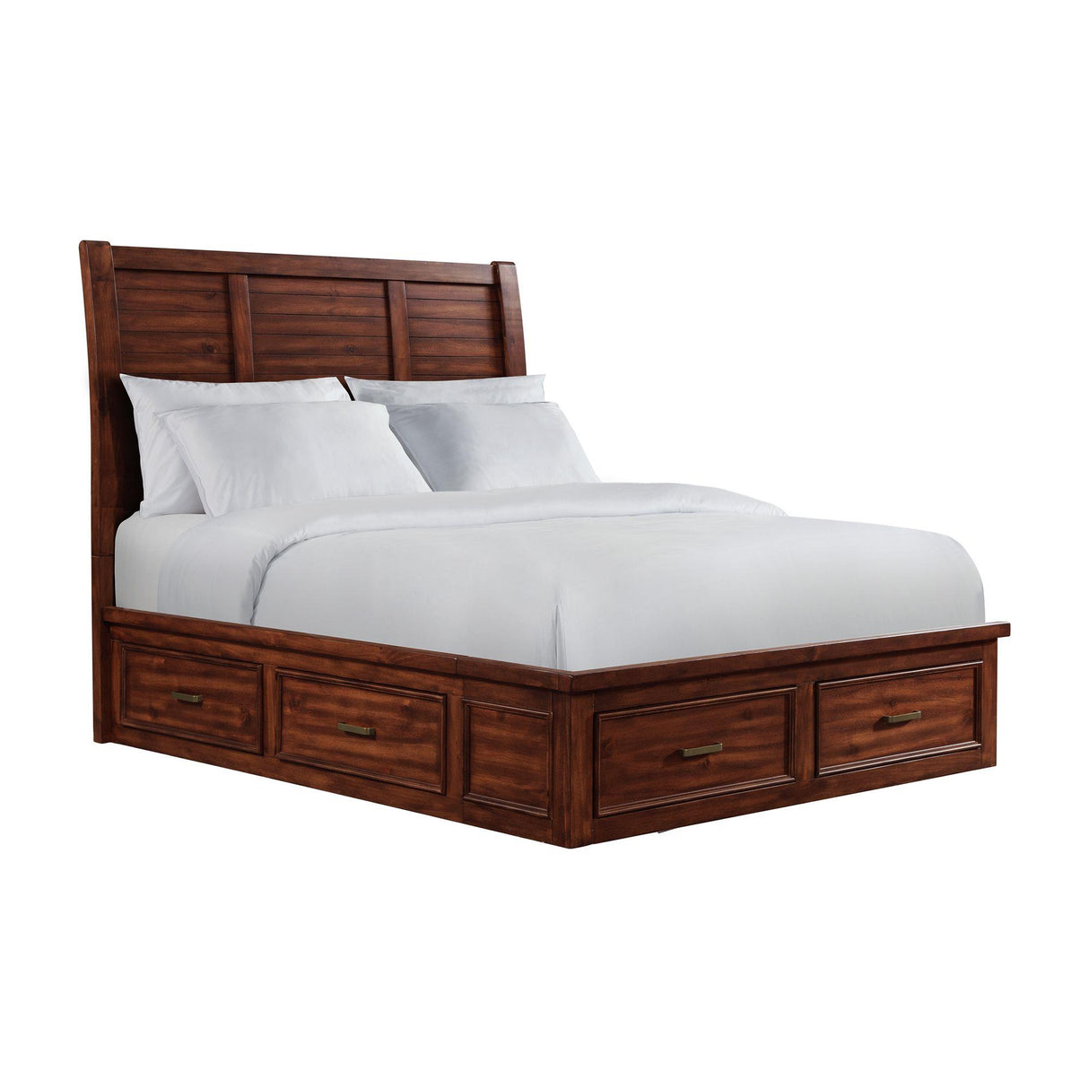 Elements International Sullivan SV600QB Queen Storage Bed IMAGE 1