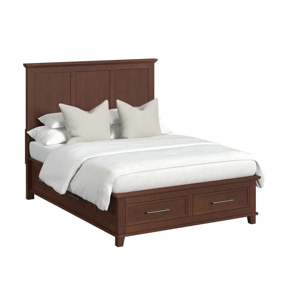 Elements International Canterbury B-13030-5-QSB Queen Storage Bed IMAGE 1