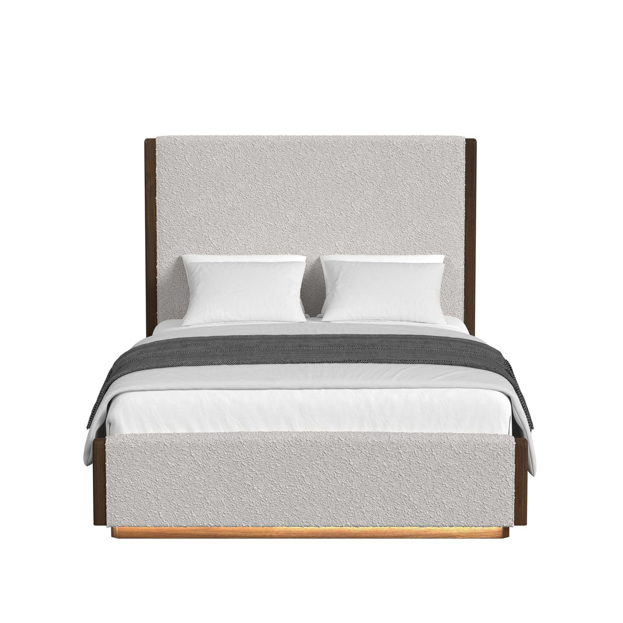 Elements International Brisbane B-16760-5-QUB Queen Upholstered Bed IMAGE 2