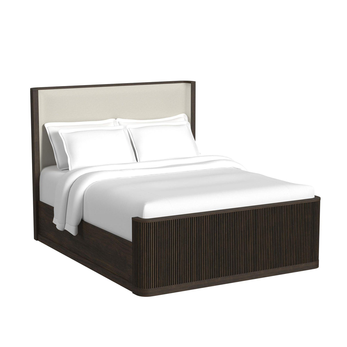 Elements International Sylvie B-16000-5-QUB Queen Upholstered Bed IMAGE 1