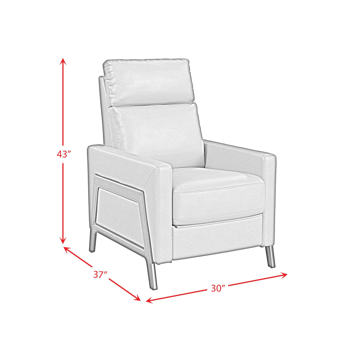 Elements International Tango U-17740-8210-105PP Recliner IMAGE 10