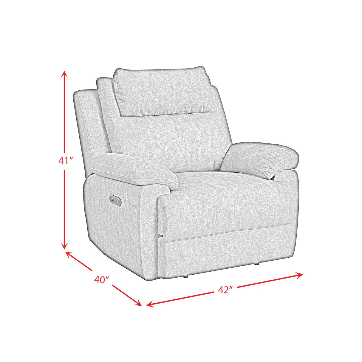 Elements International Regal U-17470-11650-105PP Recliner IMAGE 9