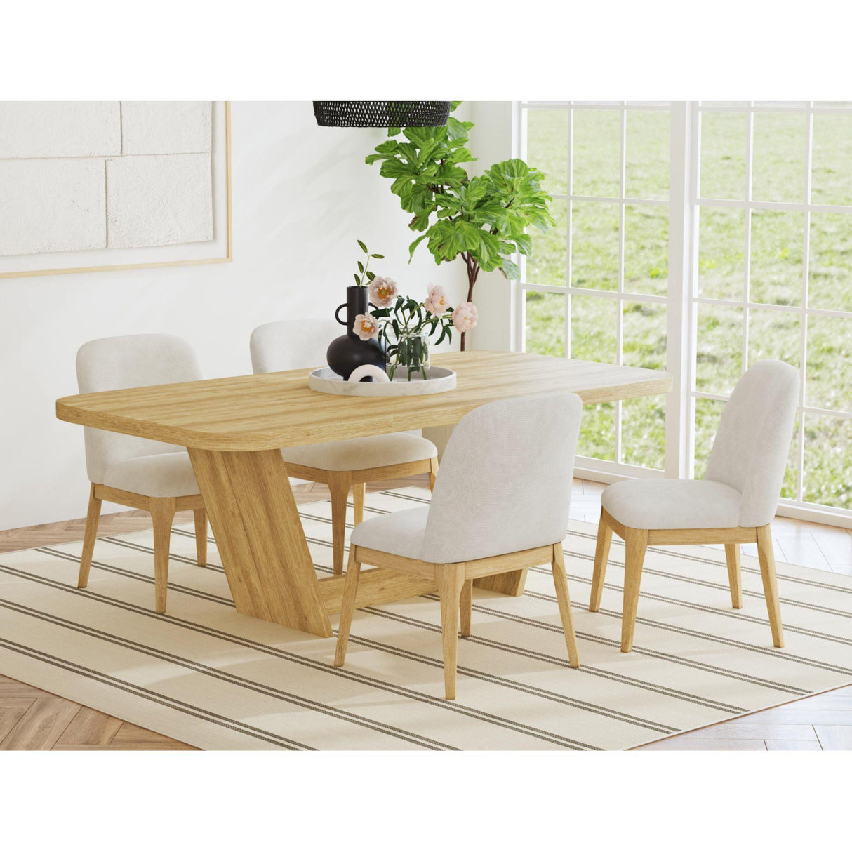 Elements International Ridgemont D-14440-6-DT Rectangular Dining Table IMAGE 5