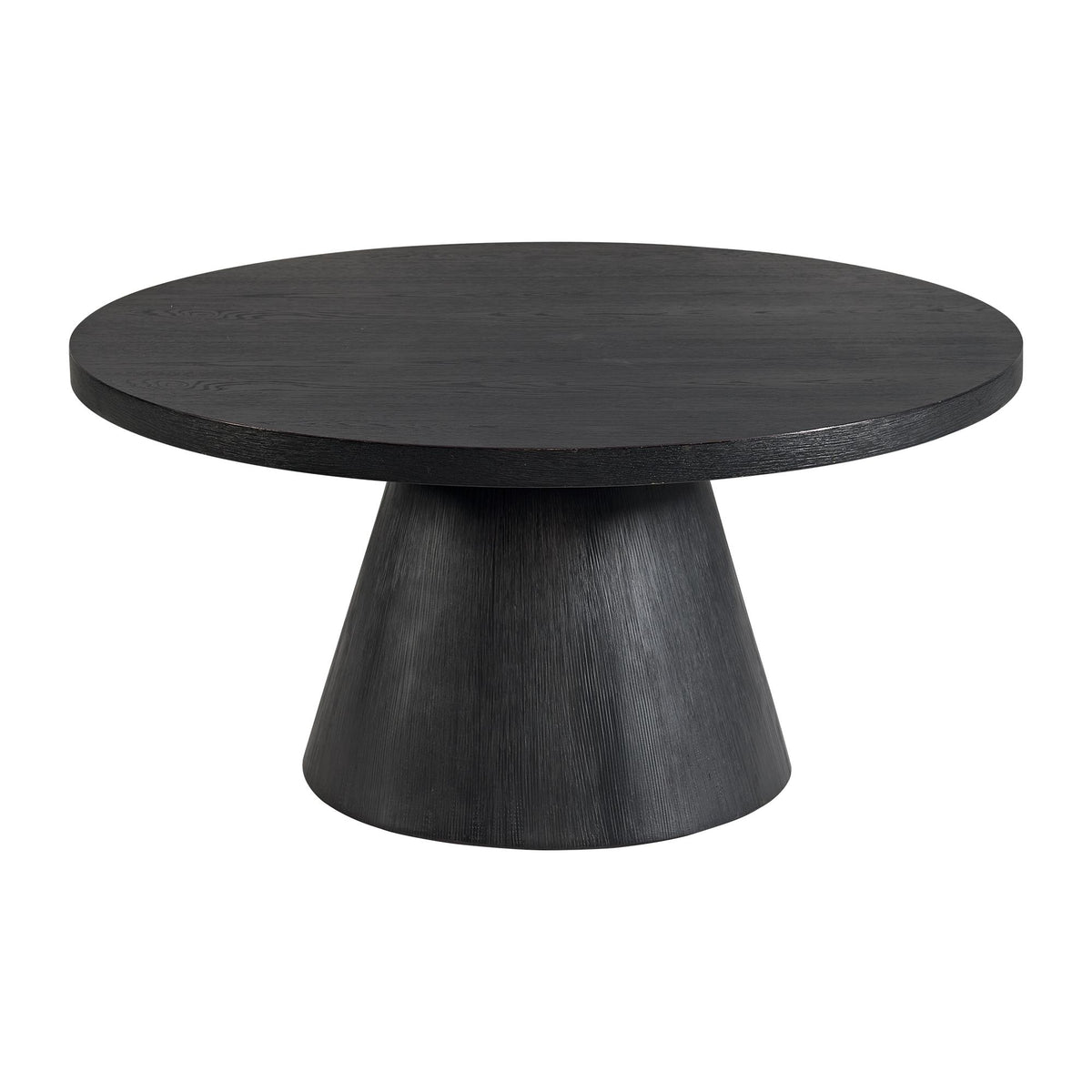 Elements International Portland T-1710-8-CT1 Round Coffee Table IMAGE 1