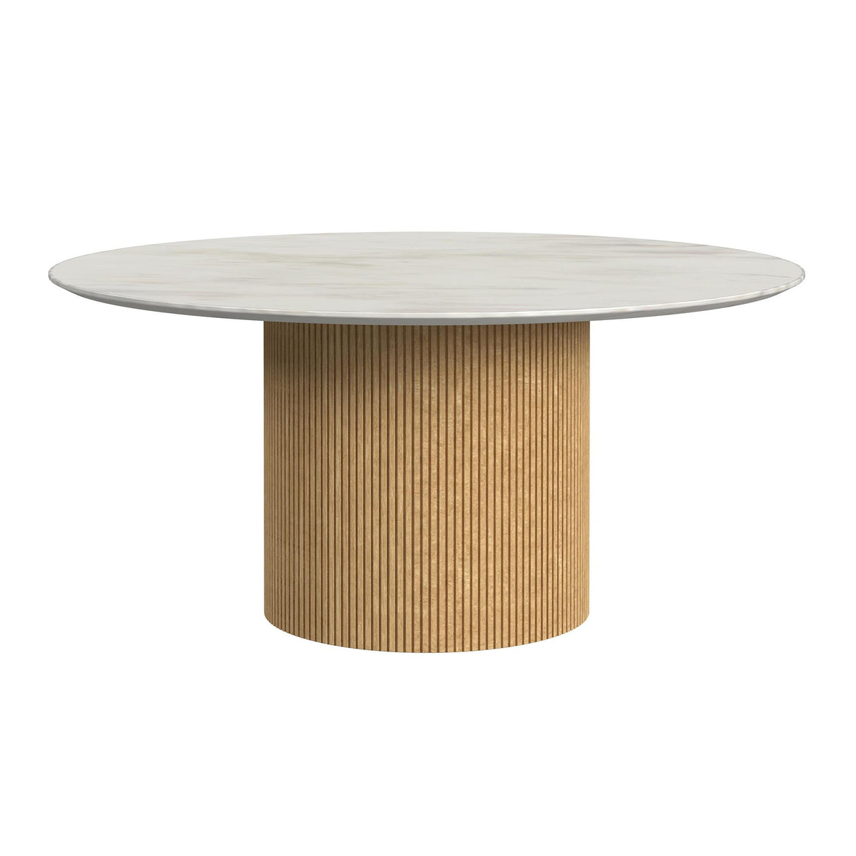 Elements International Sylvie T-16000-6-RCT Round Coffee Table IMAGE 1