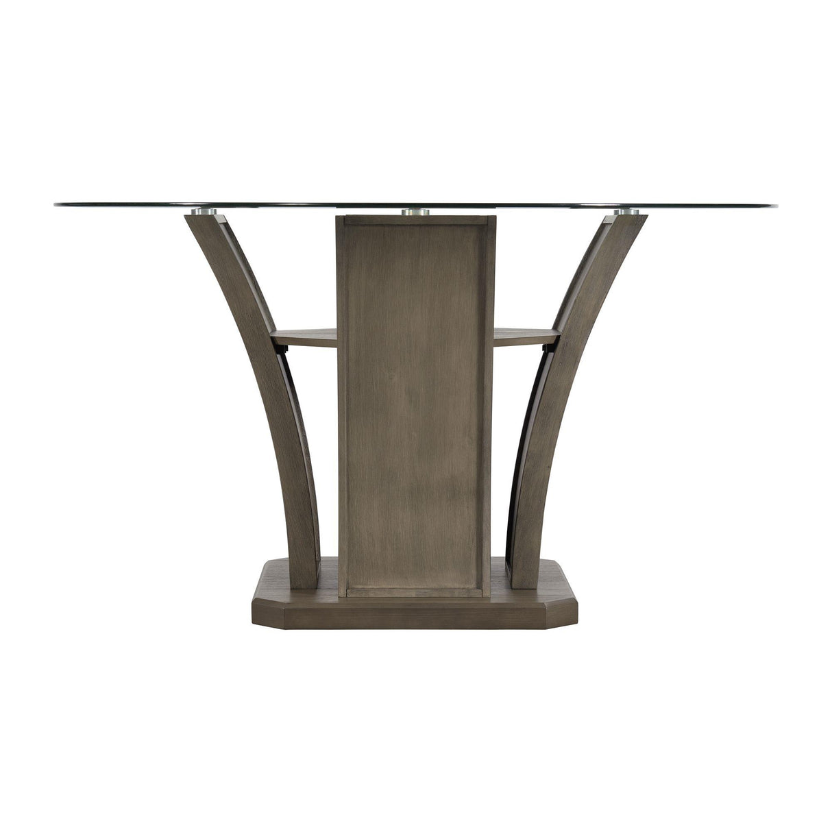 Elements International Dapper DPR300RDTTB Round Dining Table IMAGE 3