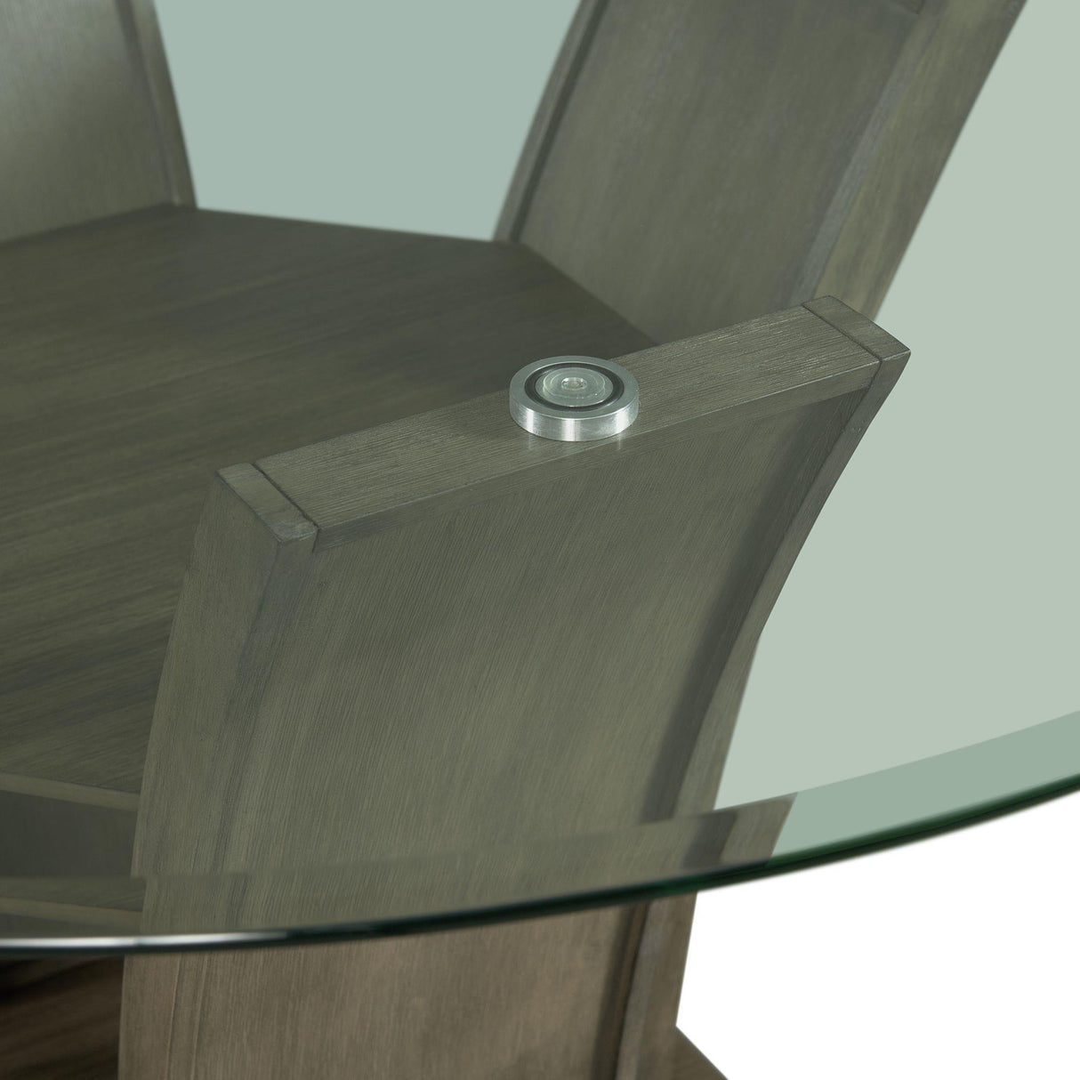 Elements International Dapper DPR300RDTTB Round Dining Table IMAGE 7