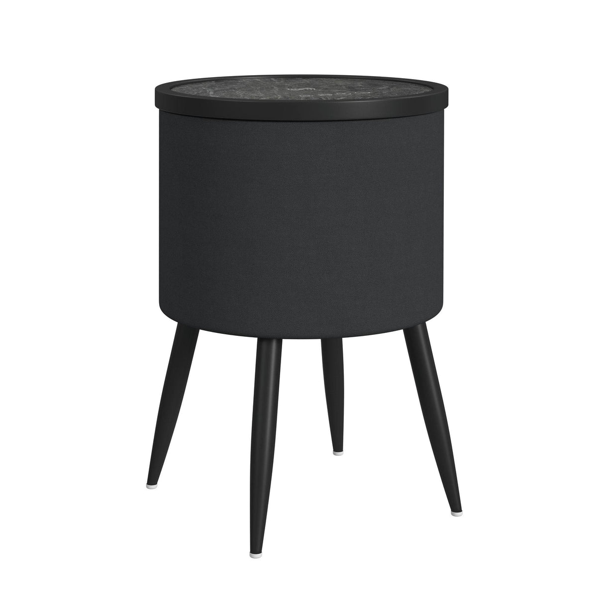 Elements International Halo T-18400-8-RETS Round Smart End Table IMAGE 1