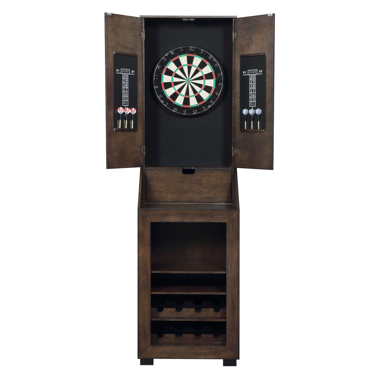 Elements International Bone GTBN100DBC S Dartboard Cabinet IMAGE 3