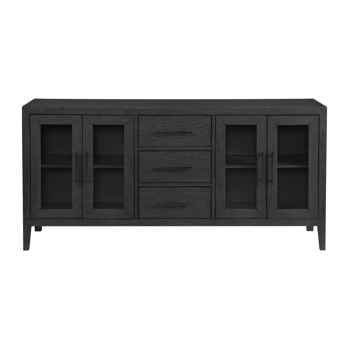 Elements International Versailles Contemporary D-3690-8-SV Server IMAGE 2