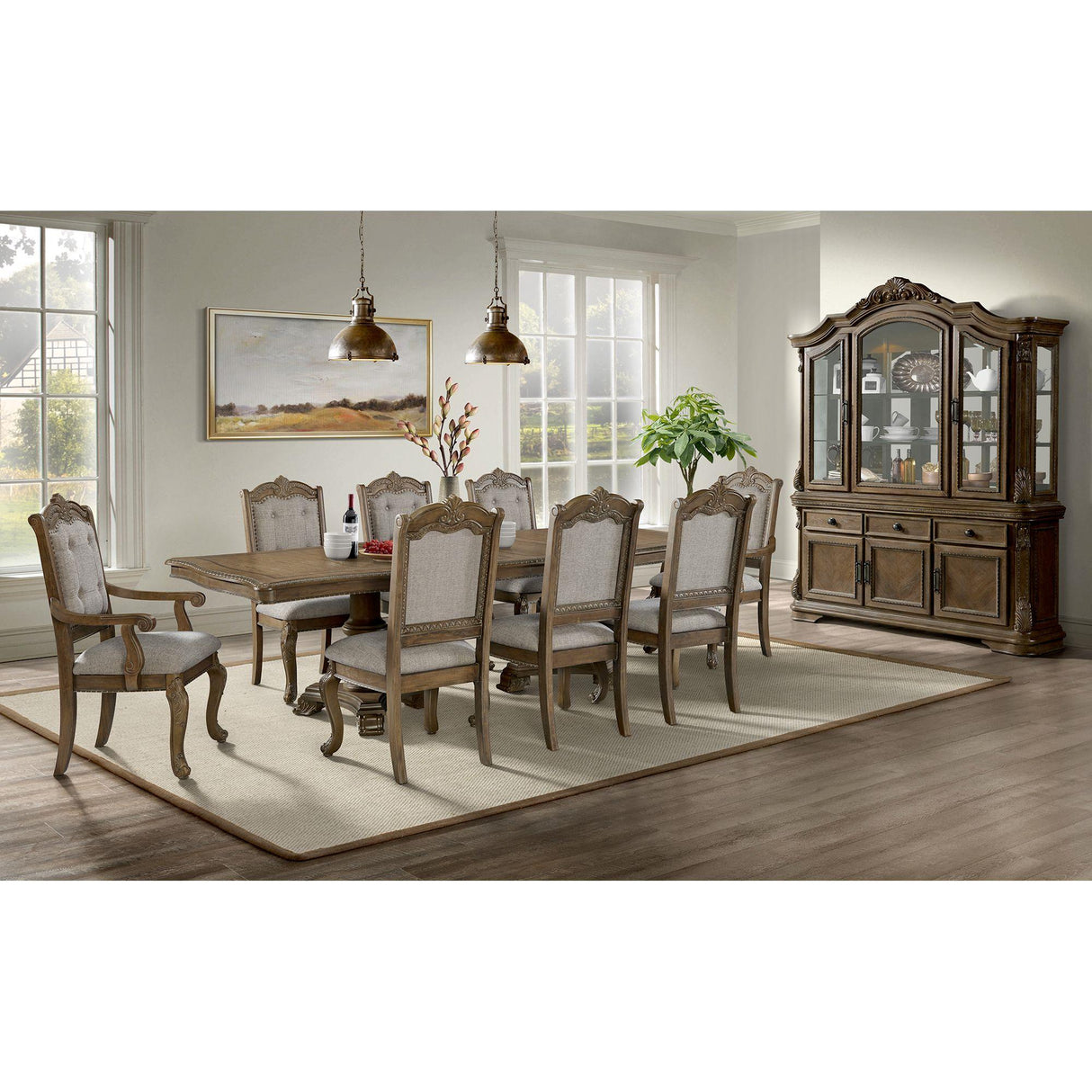 Elements International Madison Park DA-10460-5-SVHT Server And Hutch IMAGE 3