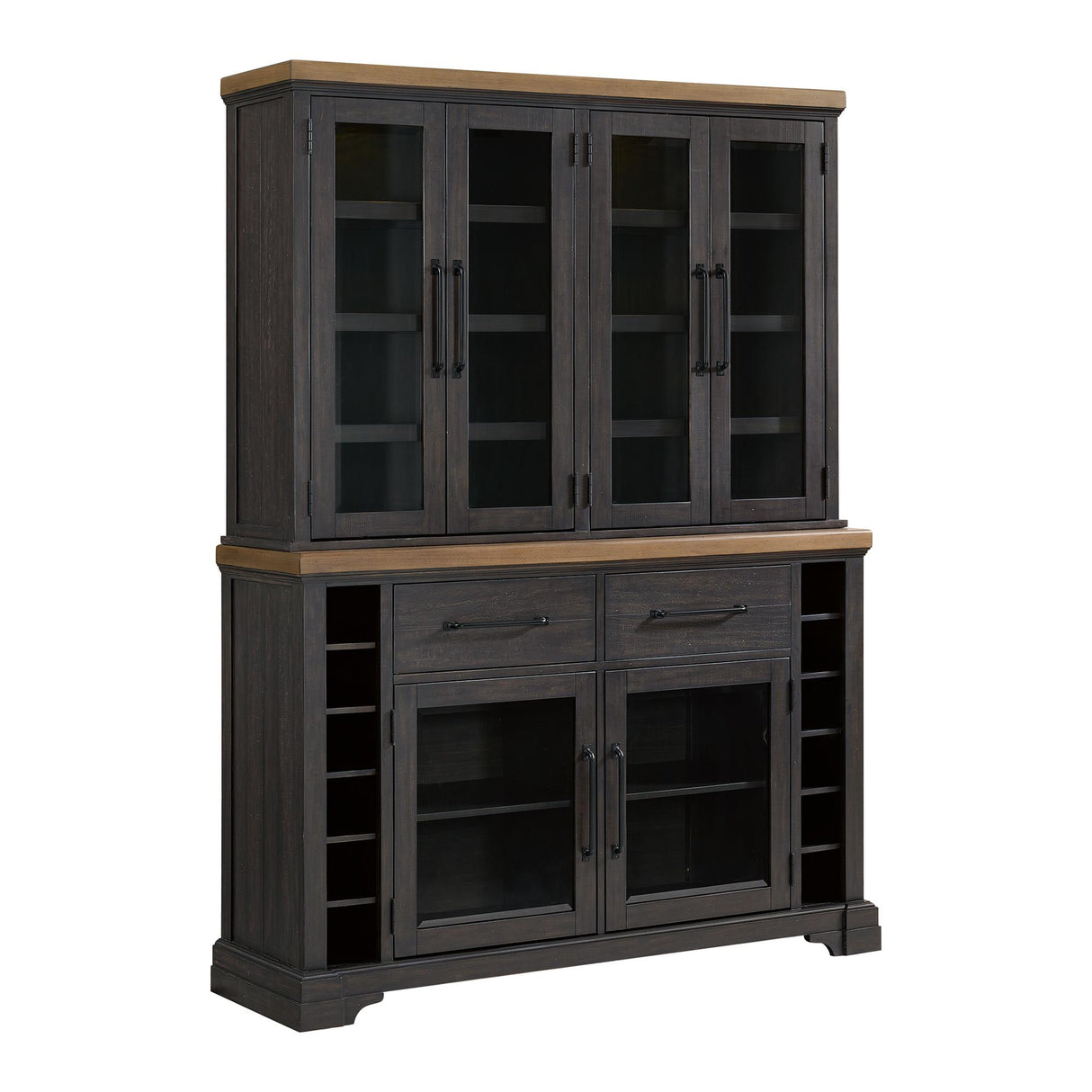 Elements International Montrose D-16670-8-SVHT Server And Hutch IMAGE 1